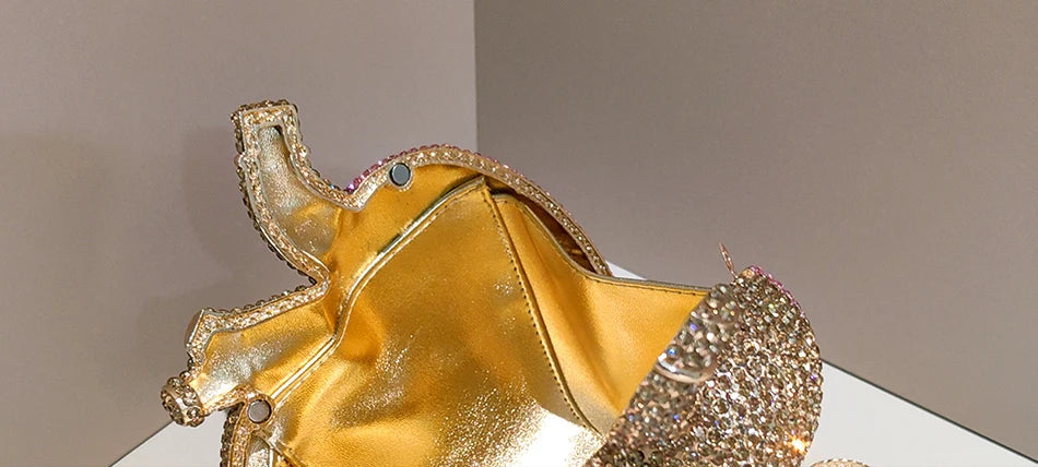 Pochette Cœur Strass