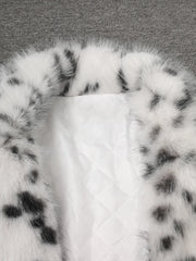 Opulent Fur Plush Coat