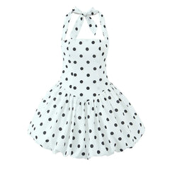 Polka Dot Puff Mini Dress