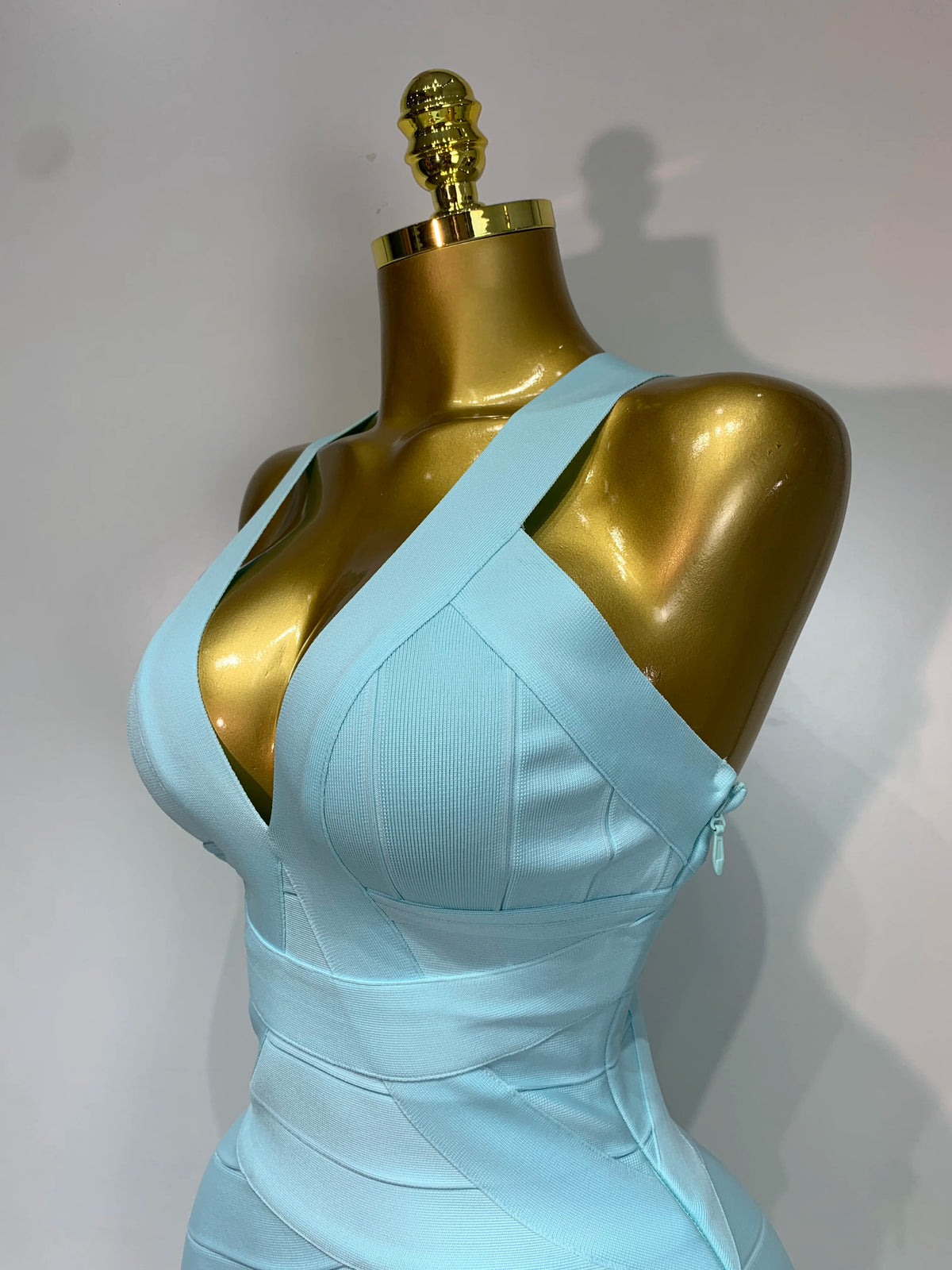 Robe longue à bandage Lauren Tassel