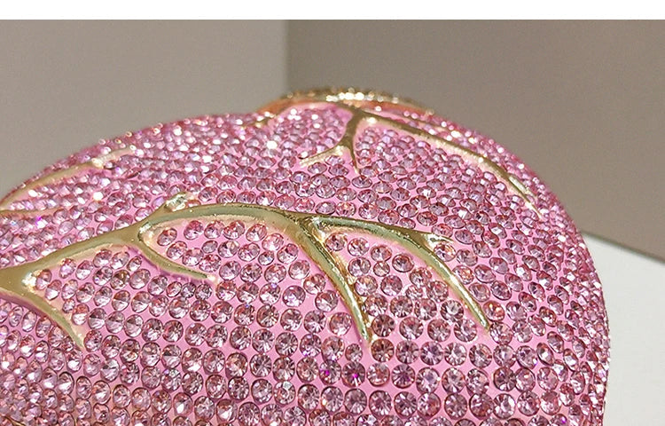 Pochette Cœur Strass