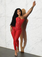 Shirring Corset Leggings Set