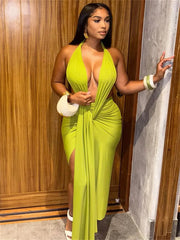 Camelia Split Maxi Dress