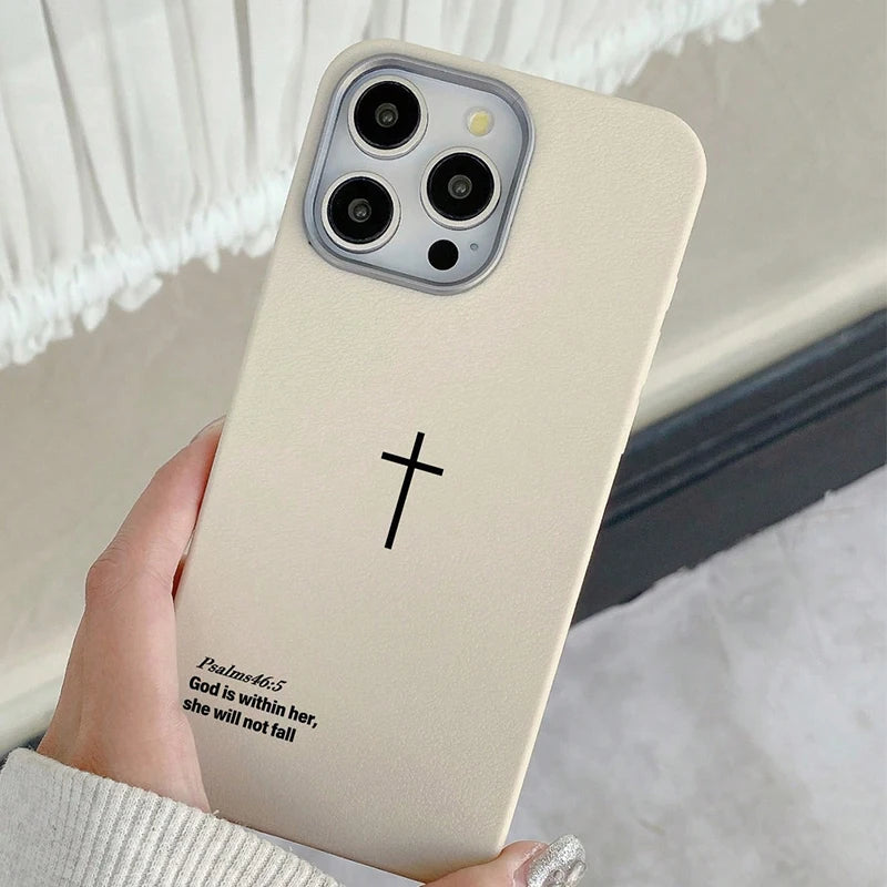 Coque iPhone Croix