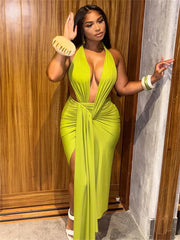 Camelia Split Maxi Dress