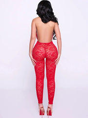 Fatema Mesh Jumpsuit