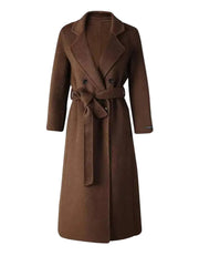 Brown Belted Trench Coat