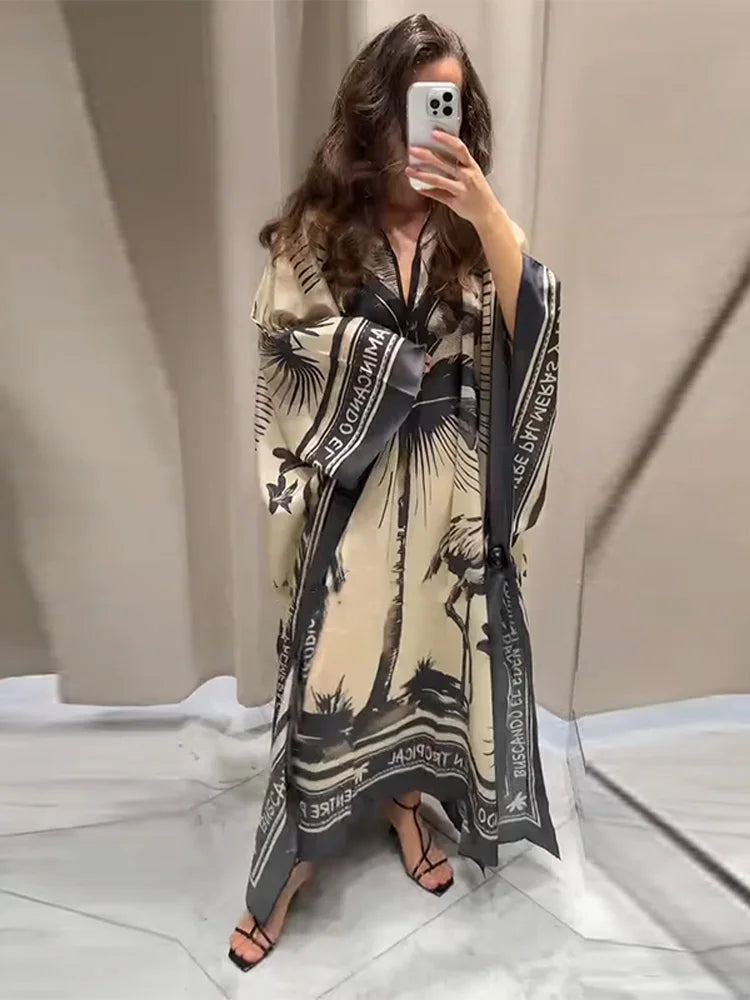 Robe plissée kimono