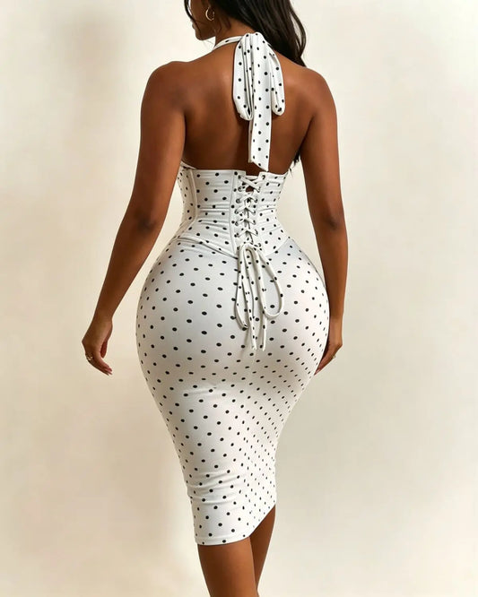 Polka Dot Corset Dress