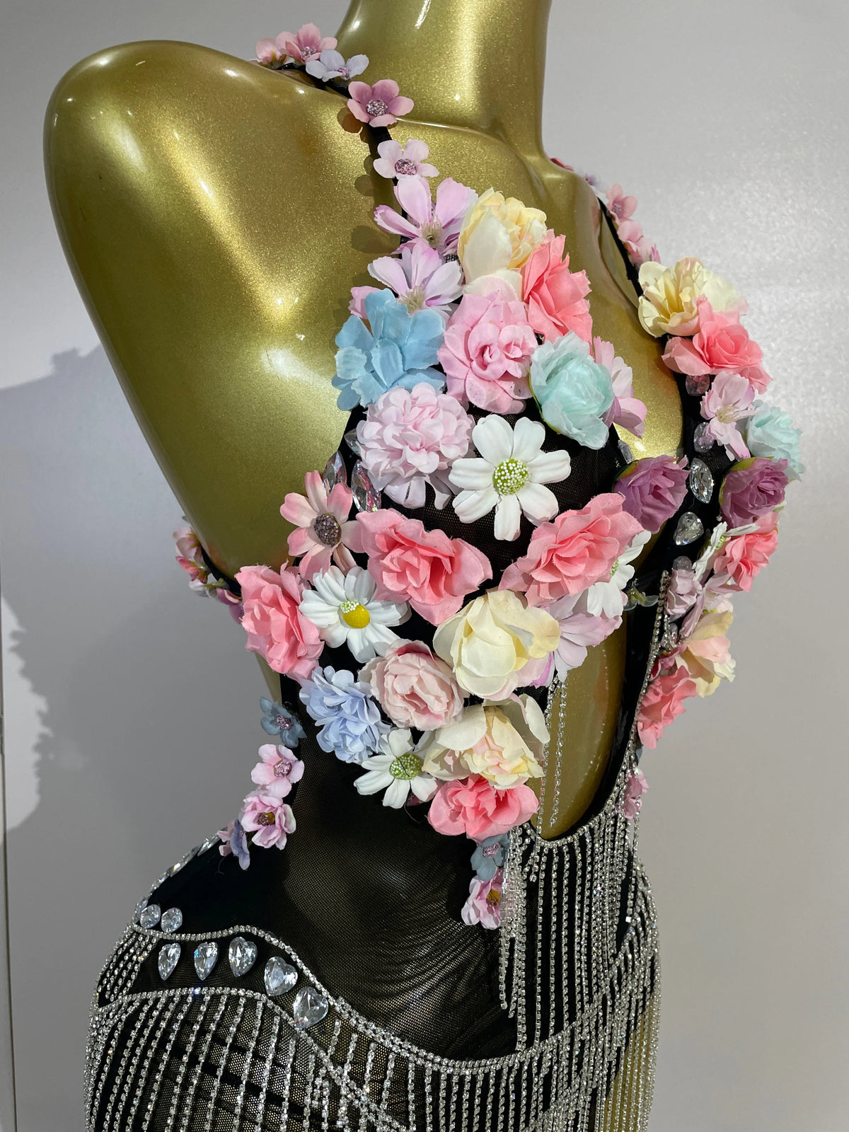 Luxe Flower Mesh Bodysuit