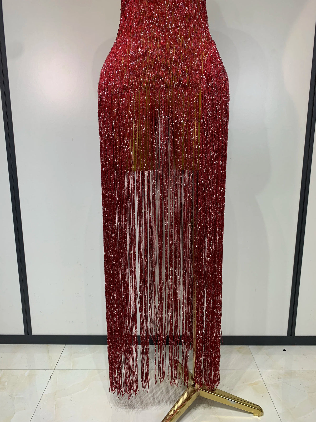 Gizel Tassel Maxi Dress