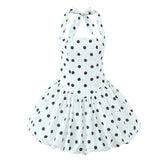 Polka Dot Puff Mini Dress
