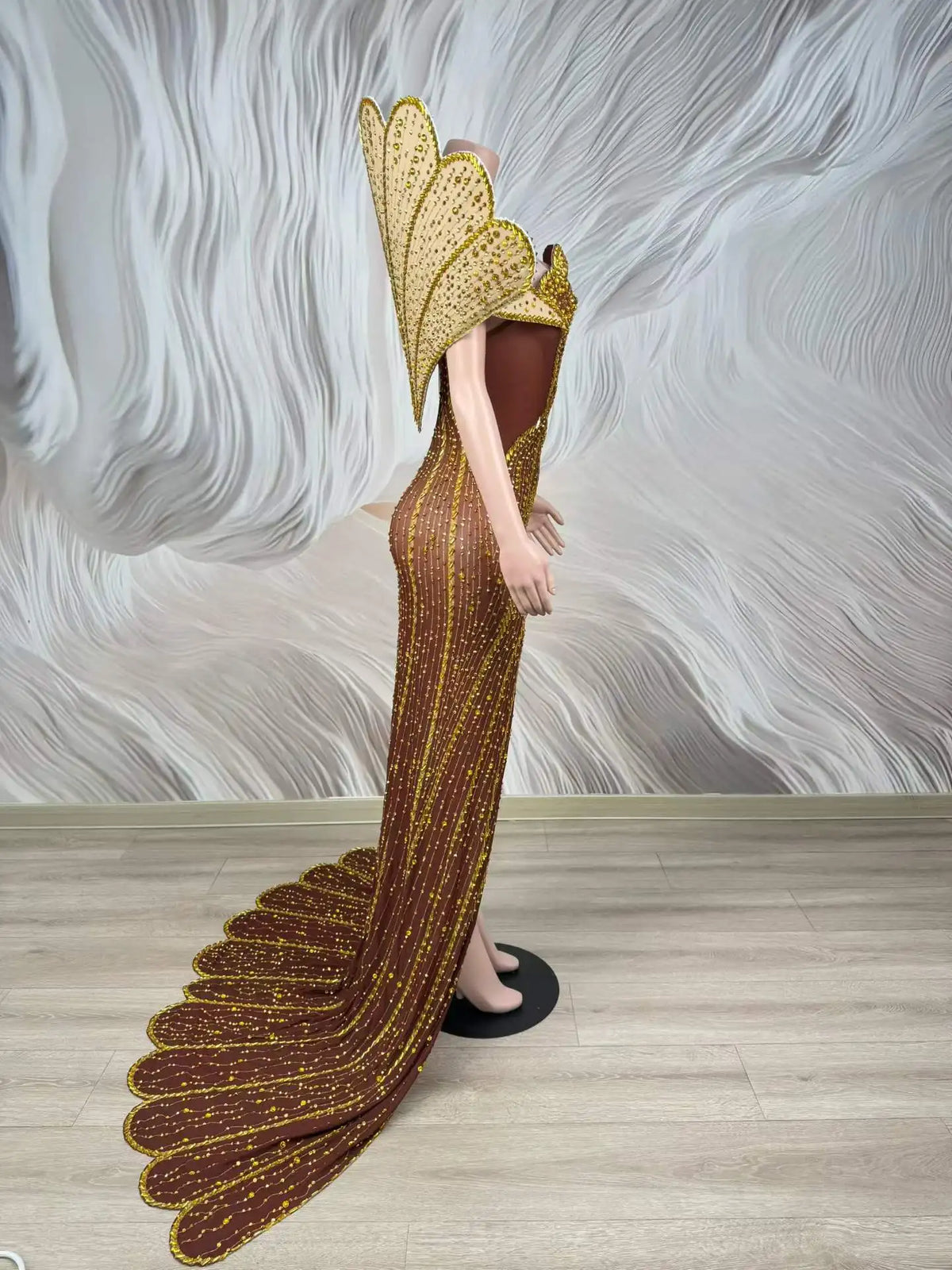 Empress Rhinestone Maxi Dress