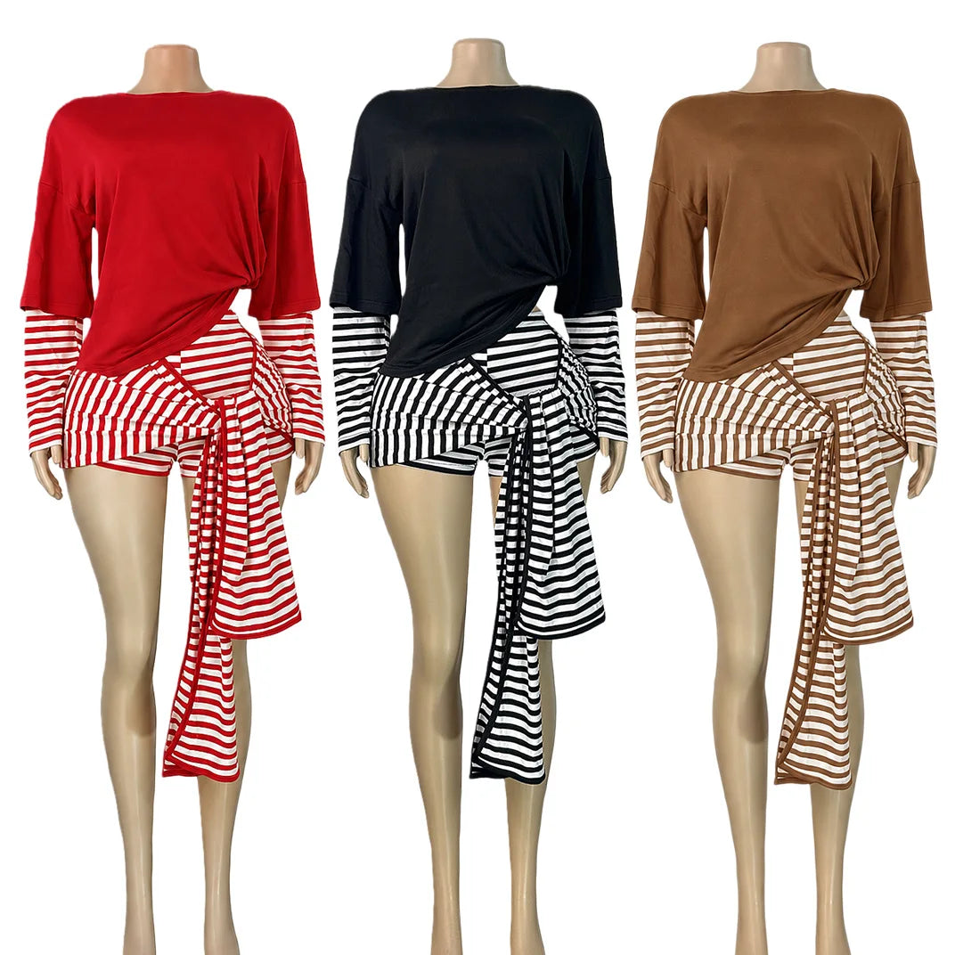 Issa Wrap Skirt Tie Skirt Set