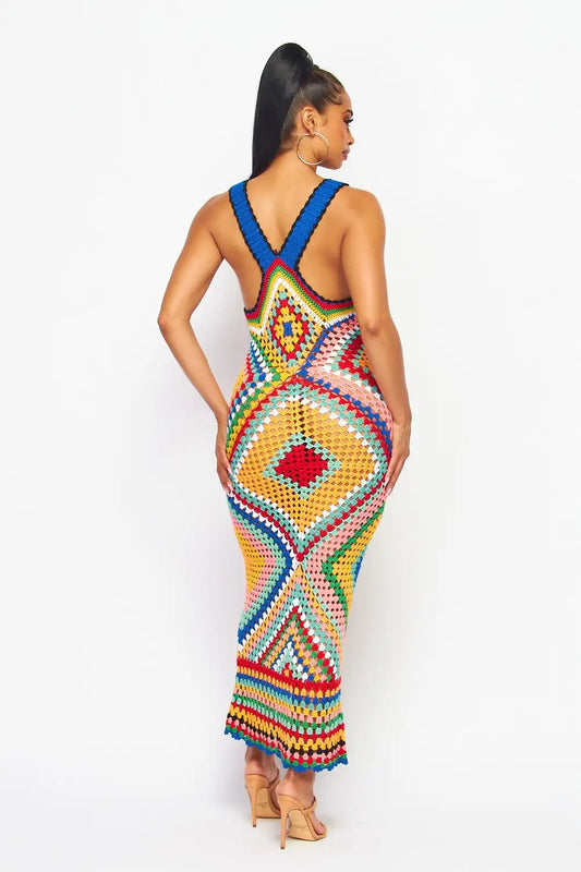 Bora Crochet Maxi Dress
