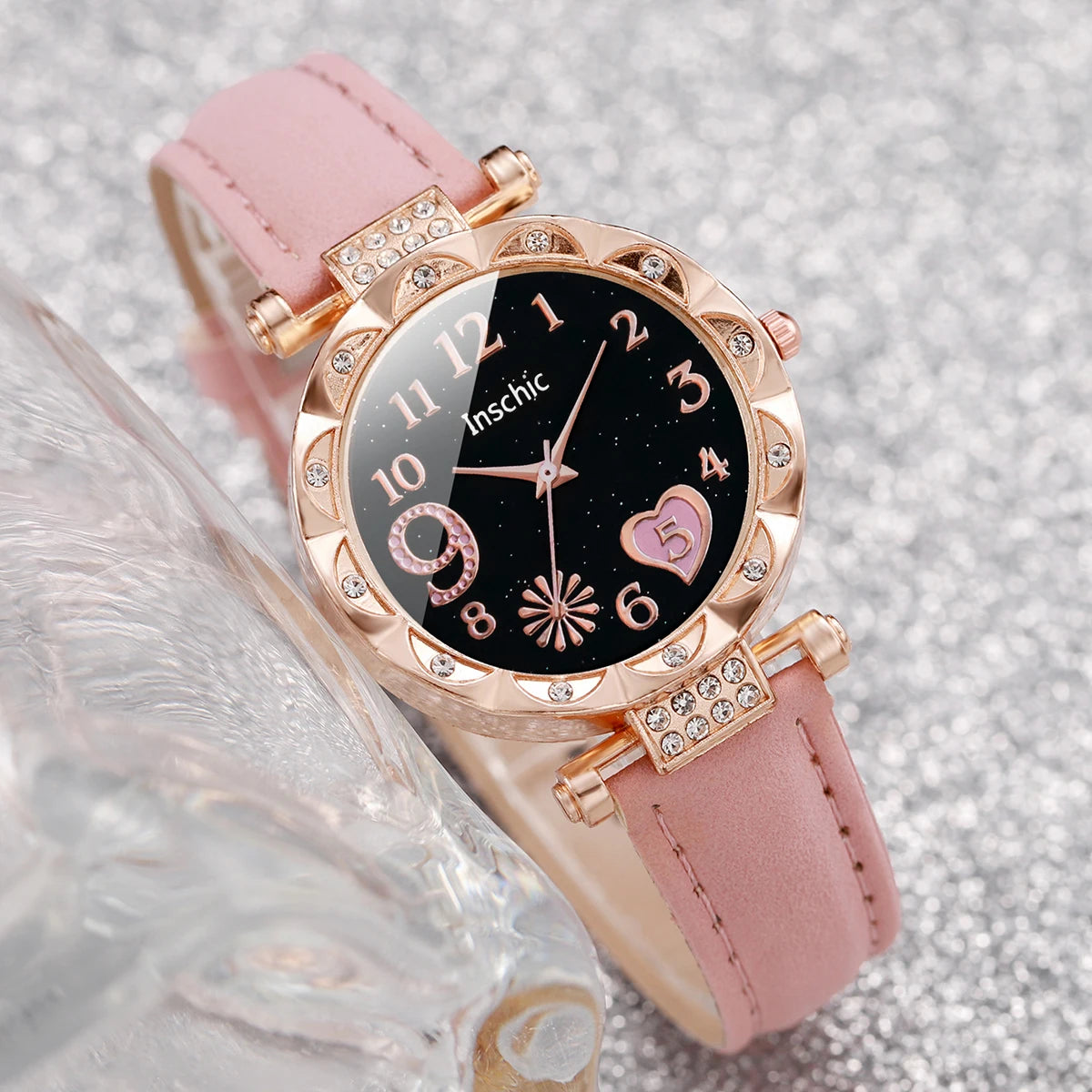 6PCS/Set Watch Bracelet Set(Without Box)