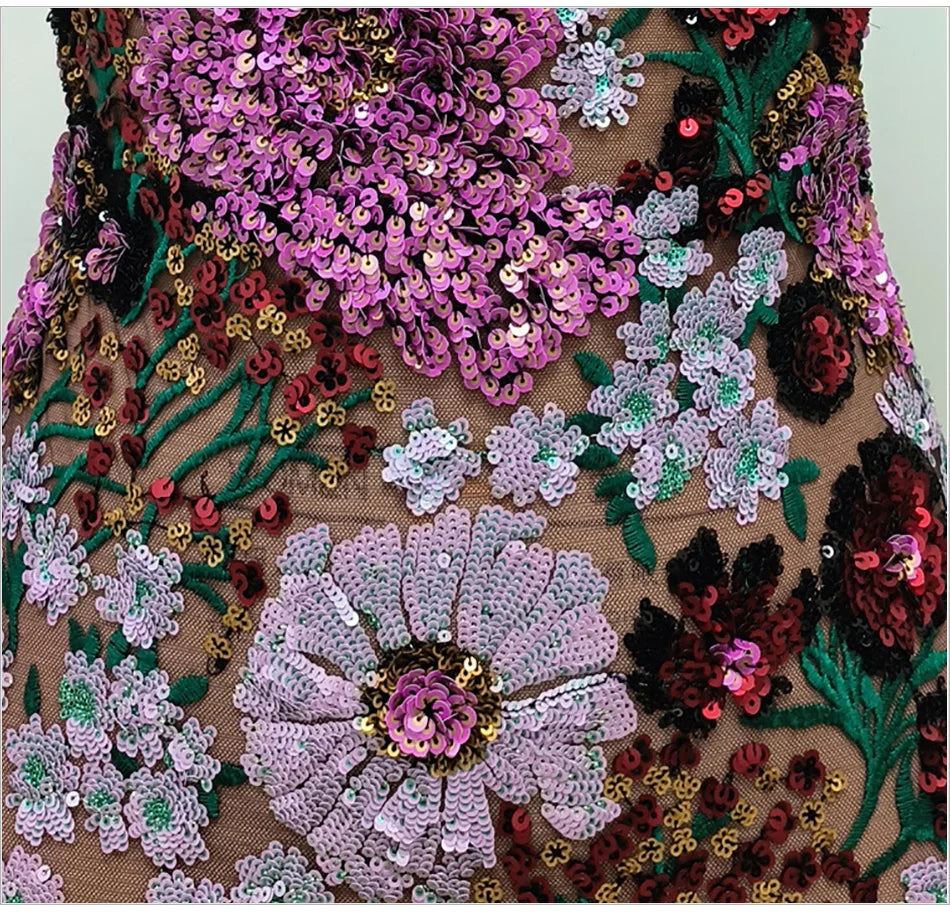 Sequined Cocktail Party Dress