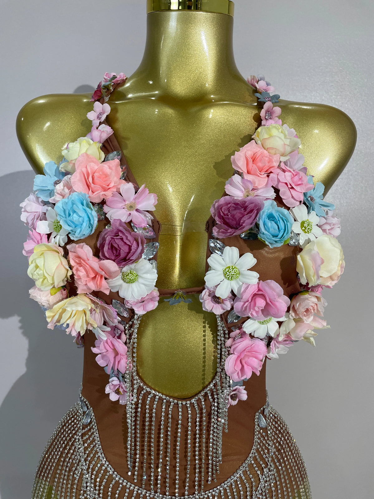 Luxe Flower Mesh Bodysuit