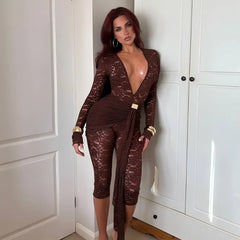 Jana Mesh Jumpsuit