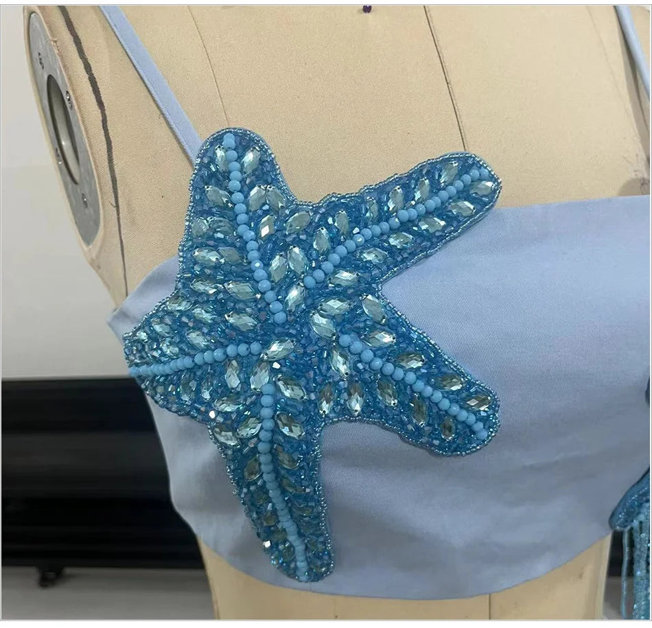 Starfish Tassel Skirt Set