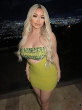 Raina Crystal Bandage Mini Dress