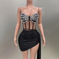 A Star Strapless Skirt Set