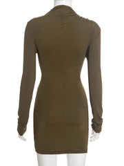 Anila Ruched Mini Dress