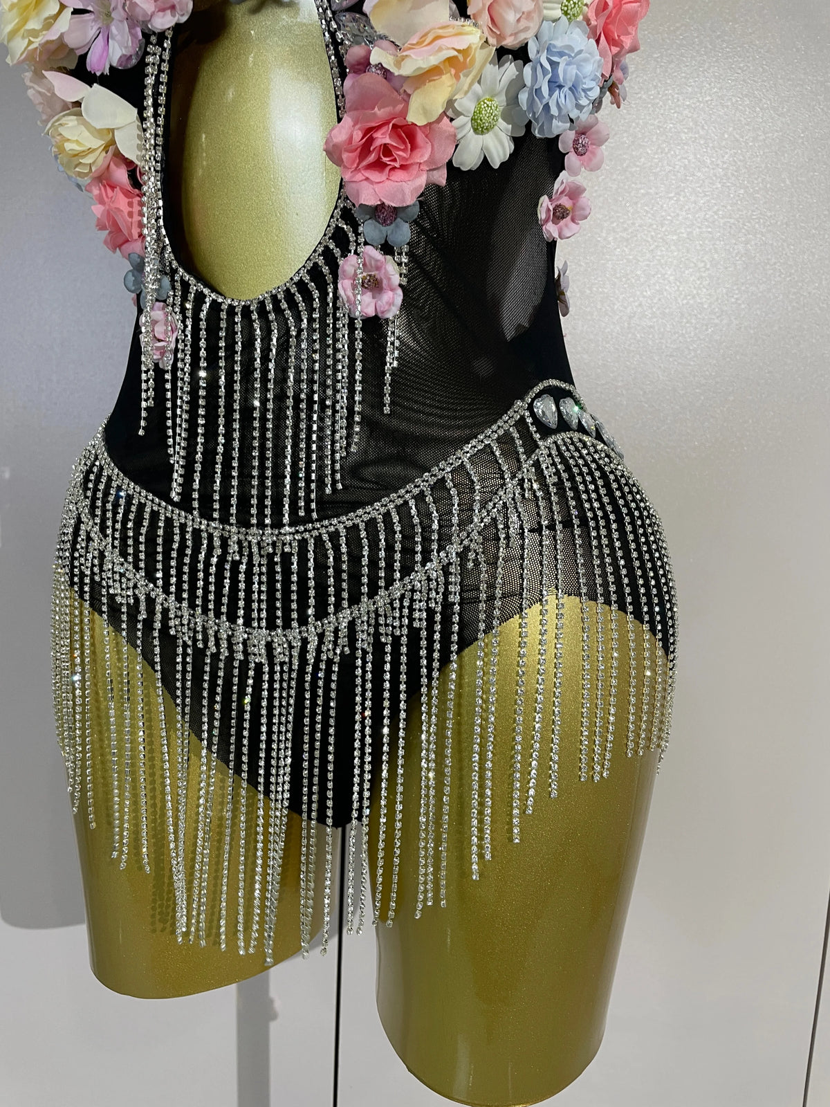Luxe Flower Mesh Bodysuit