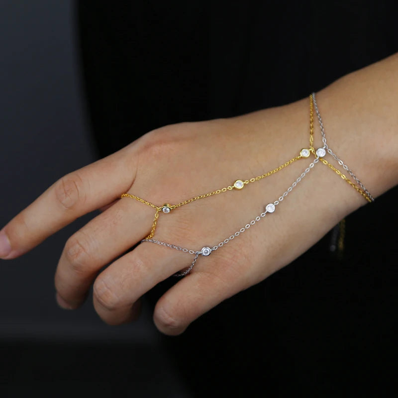 Charm Ring Wrist Bracelet