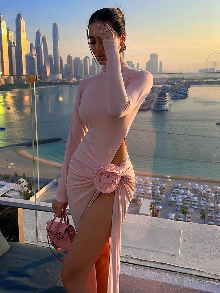 Robe midi plissée Chica Flower