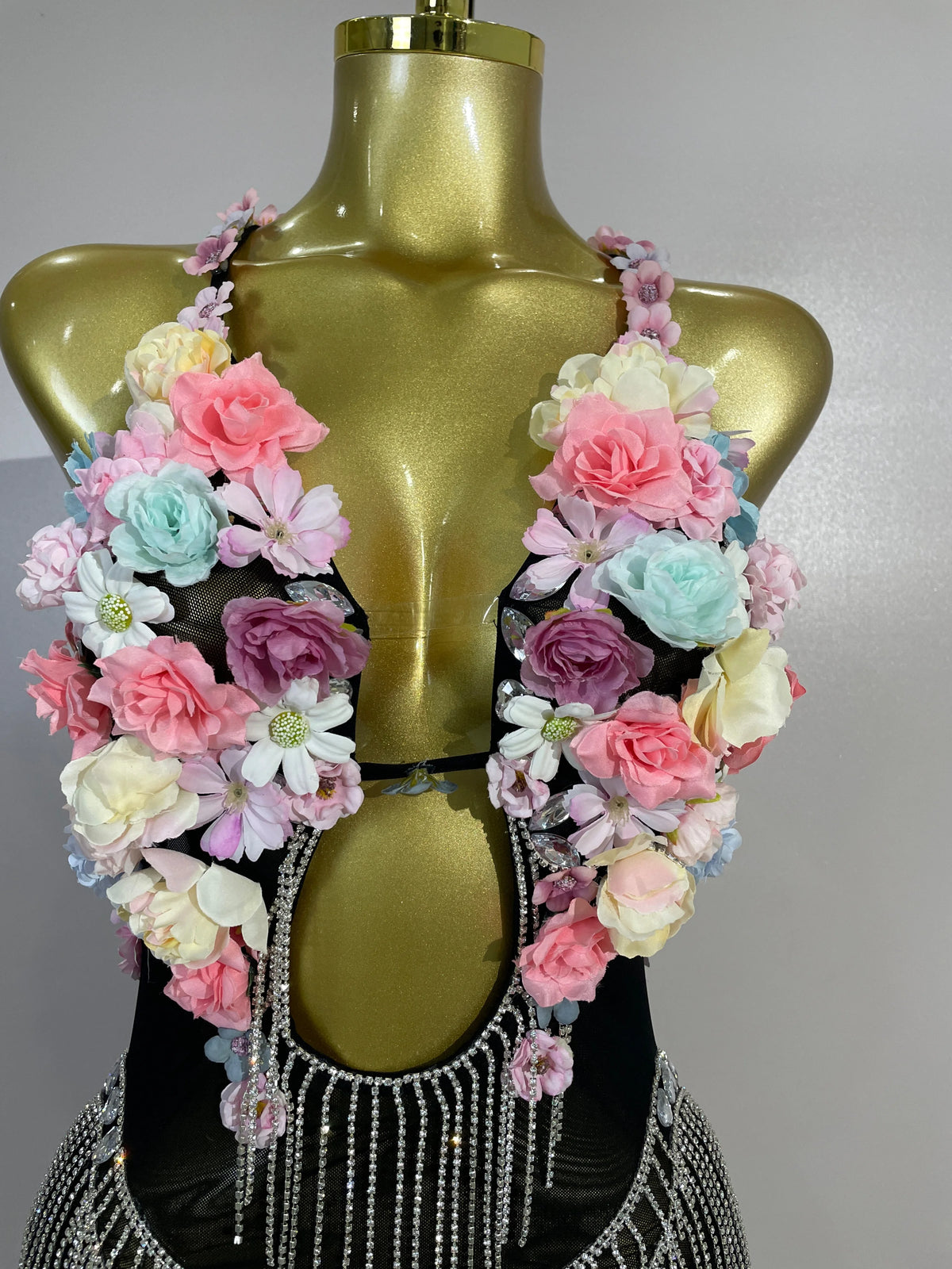 Luxe Flower Mesh Bodysuit