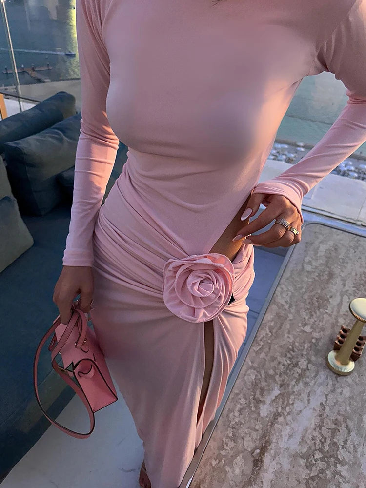 Robe midi plissée Chica Flower