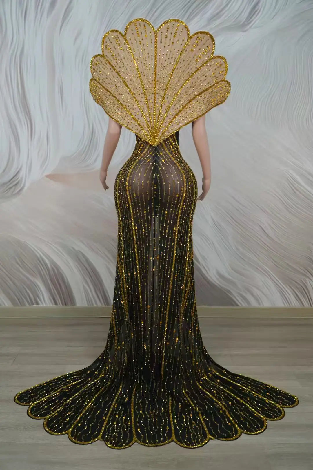 Empress Rhinestone Maxi Dress