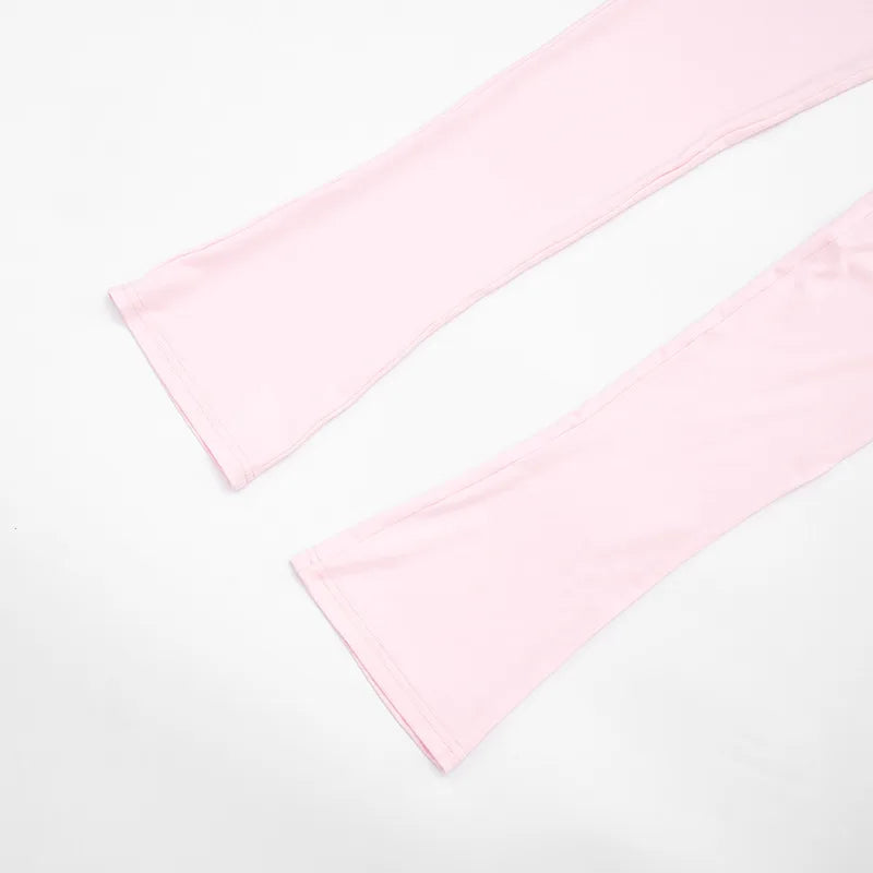 Fluffy Fur Pants Set