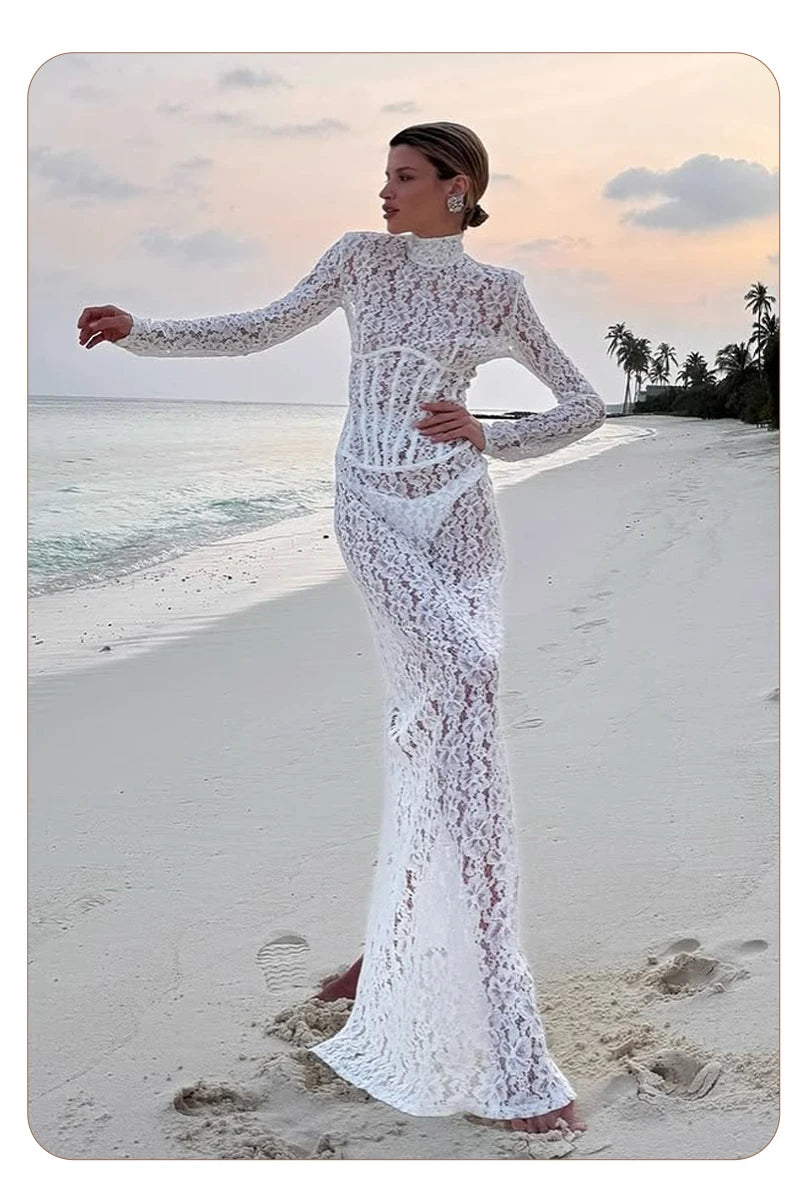 Robe longue corset Eleeza