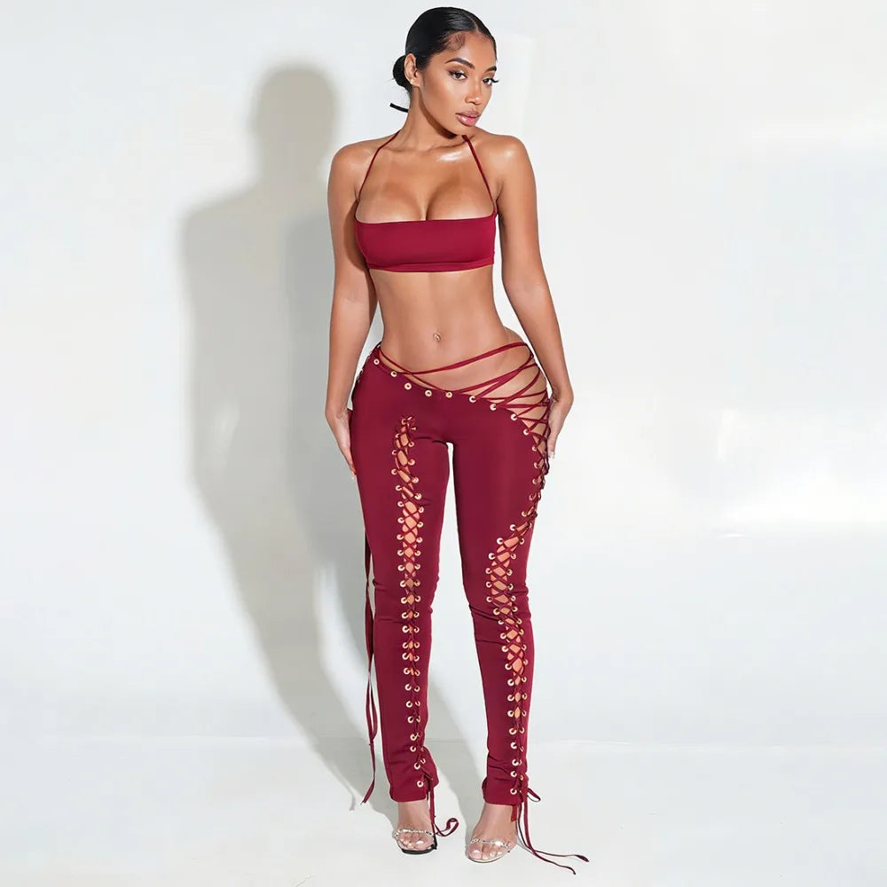 No Cuts Given Pants Set