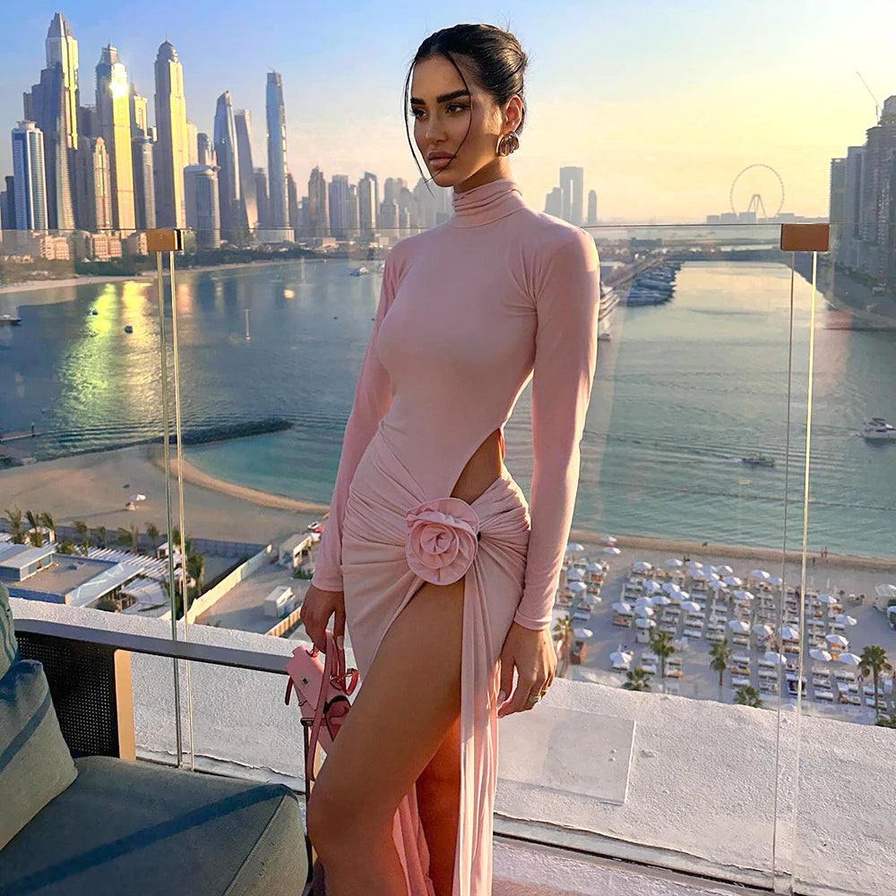 Robe midi plissée Chica Flower