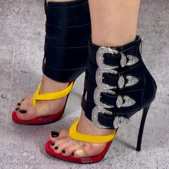 Buckle Strap High Heels