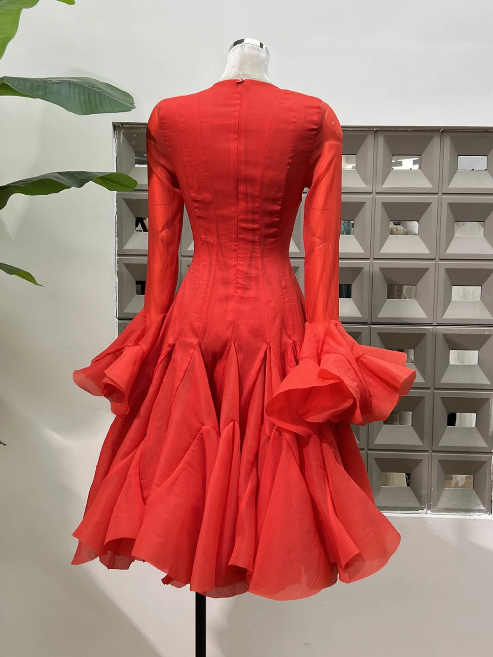 Robe midi évasée Lory Peated