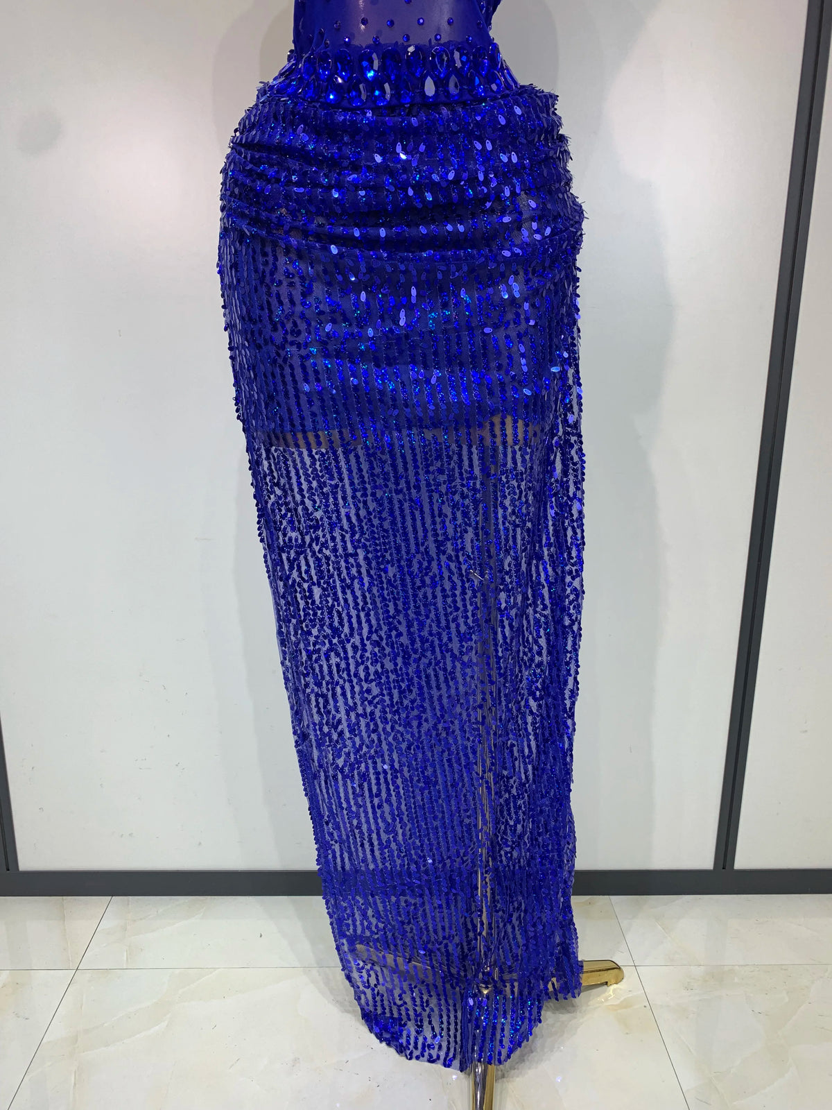 Vannah Sequin Maxi Skirt Set