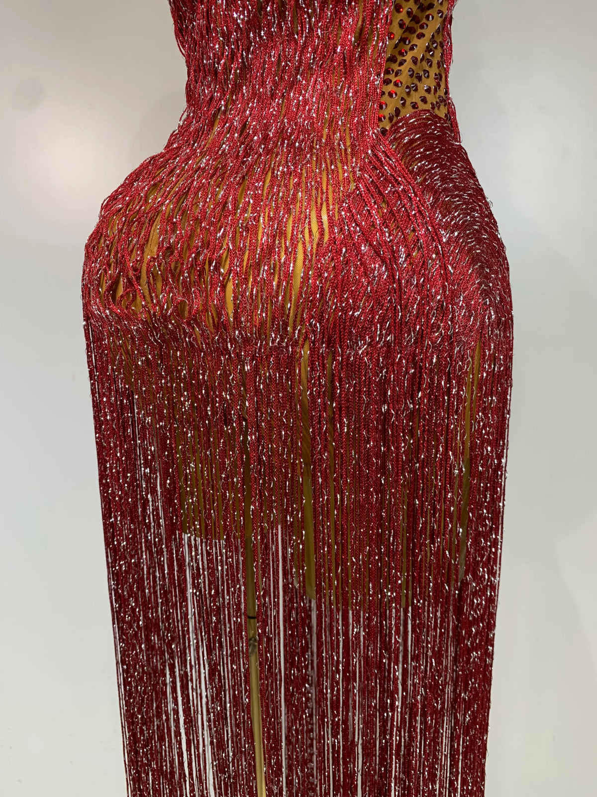Gizel Tassel Maxi Dress