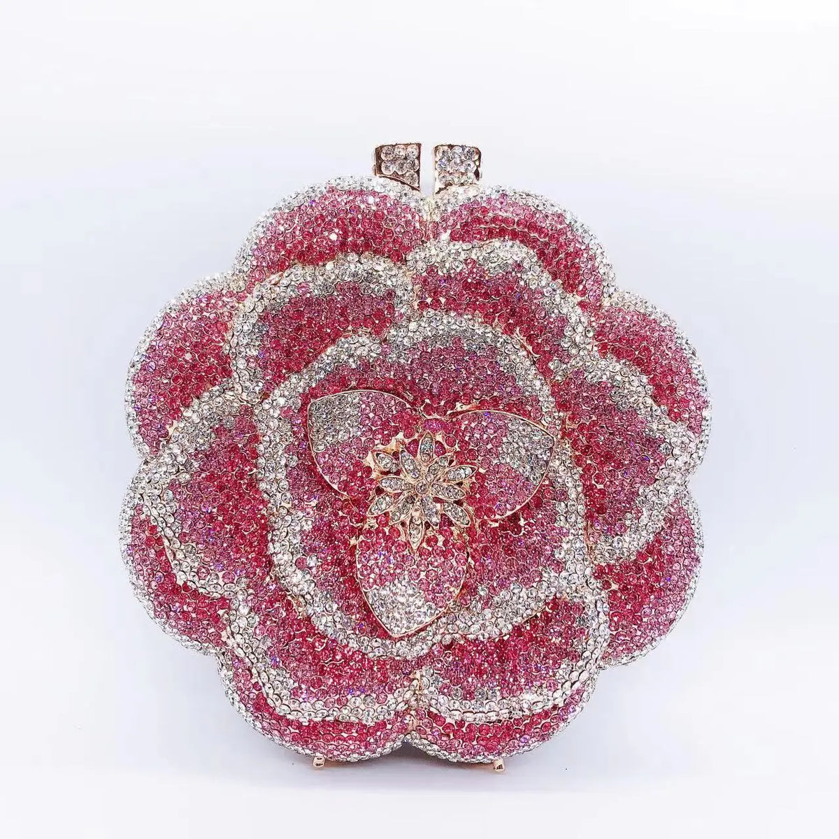 Pochette Fleurie en Cristal