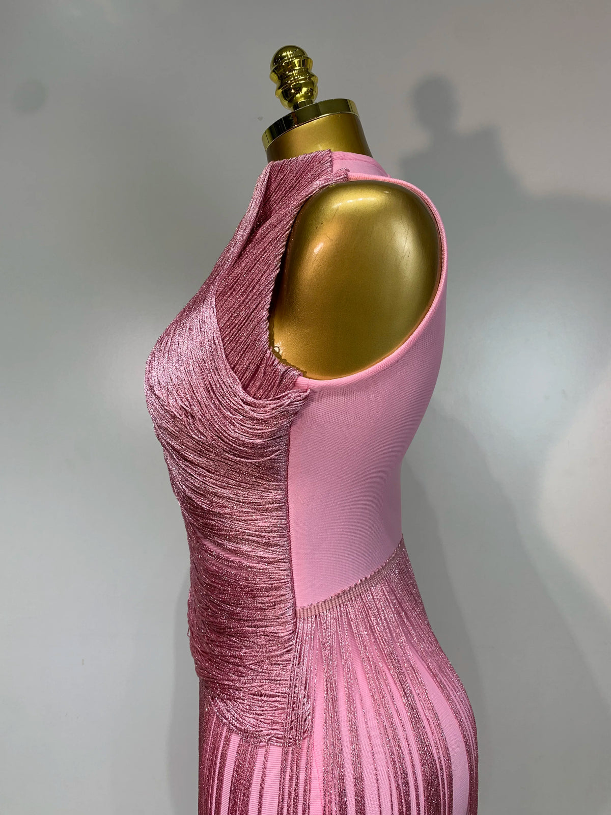 Izabella Tassel Bandage Maxi Dress