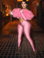 Fur Fantasy Jumpsuit