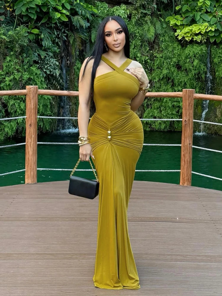 Elizabeth Bodycon Maxi Dress