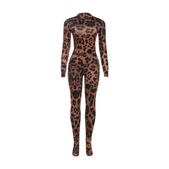 Wild Gyal Leopard Leggings Set