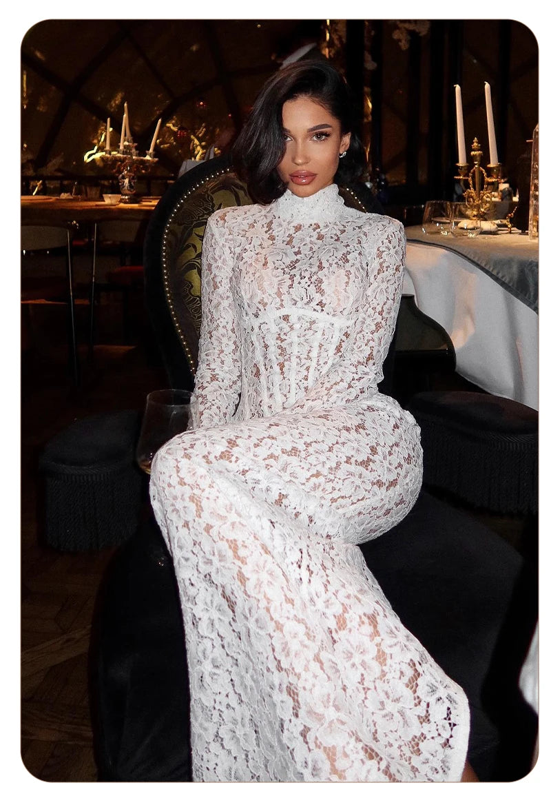 Robe longue corset Eleeza