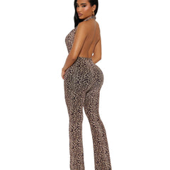 Anaila Leopard Print Jumpsuit
