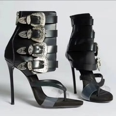 Buckle Strap High Heels
