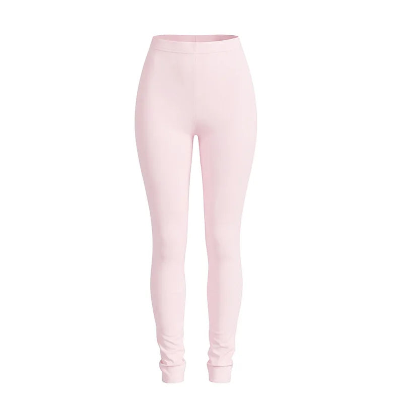 Fluffy Fur Pants Set